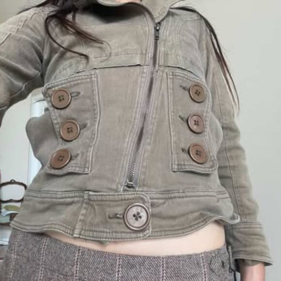 vintage japanese assymetrical jacket - Picture 4 of 4